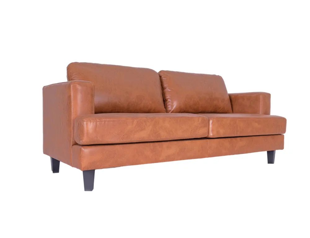 Happy Home Happy Home  3-2-1 Sofaset 3tlg. hellbraun Lederoptik