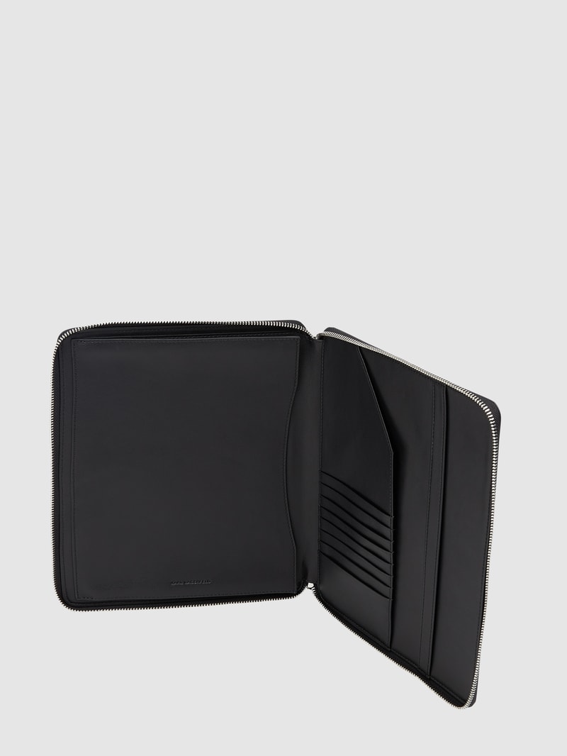 Tablettasche in Leder-Optik in schwarz