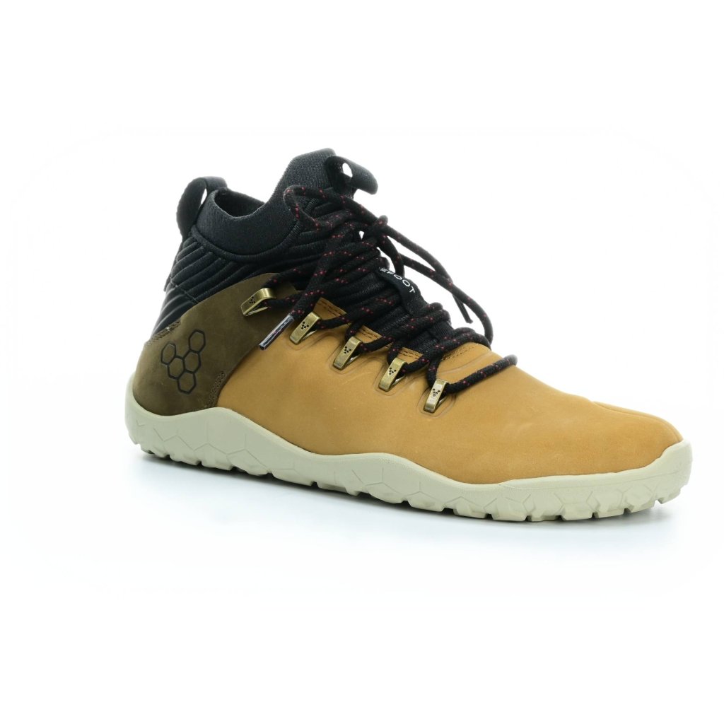 Vivobarefoot Magna Trail L FG Tan Leder Barfuß-Wanderschuhe