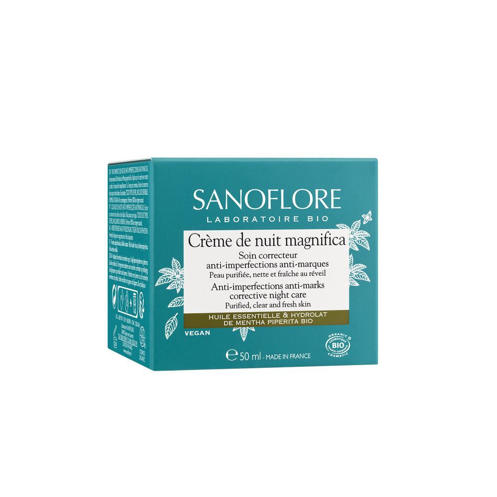 Sanoflore Crème de nuit magnifica Crème de nuit anti-imperfections
