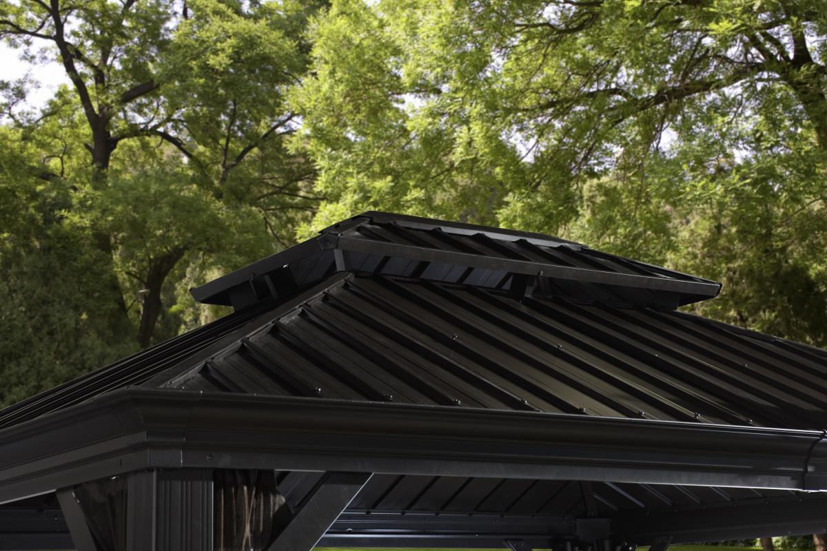 50NRTH Sojag Aluminium Pavillon Messina 10x12 anthrazit