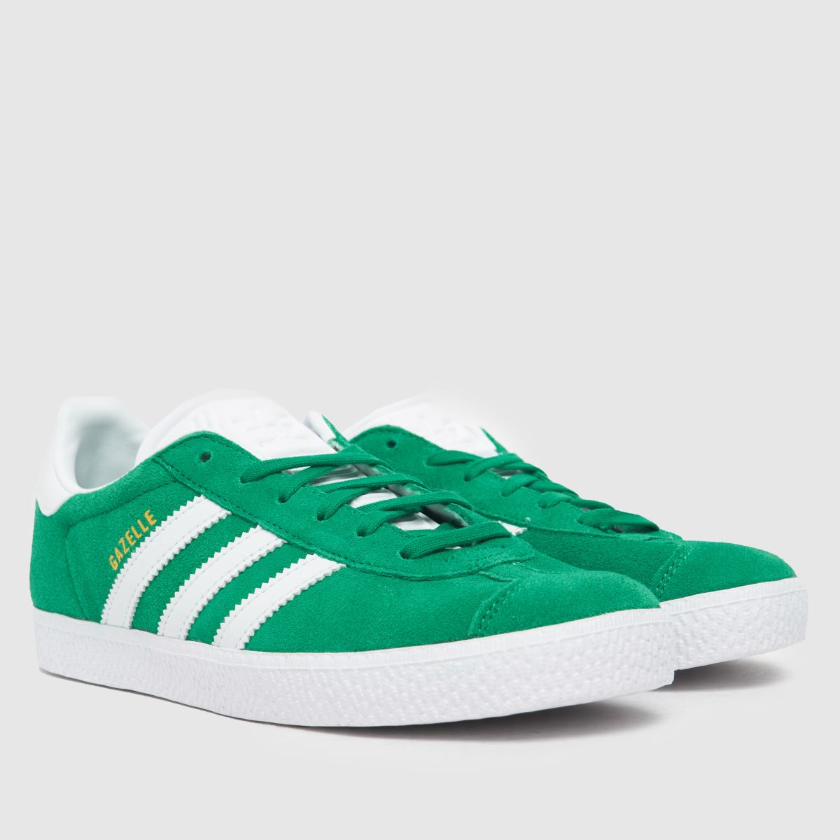 adidas gröna Gazelle Pojkar Ungdomsskor