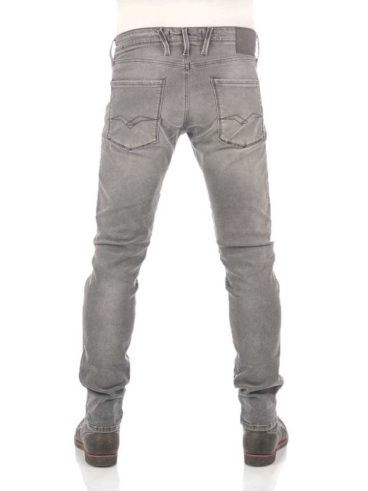 Replay Jeans Anbass slim in Grau günstig kaufen