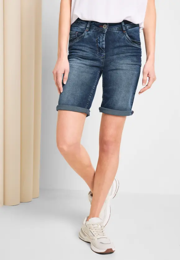 CECIL Loose Fit Jeansshorts