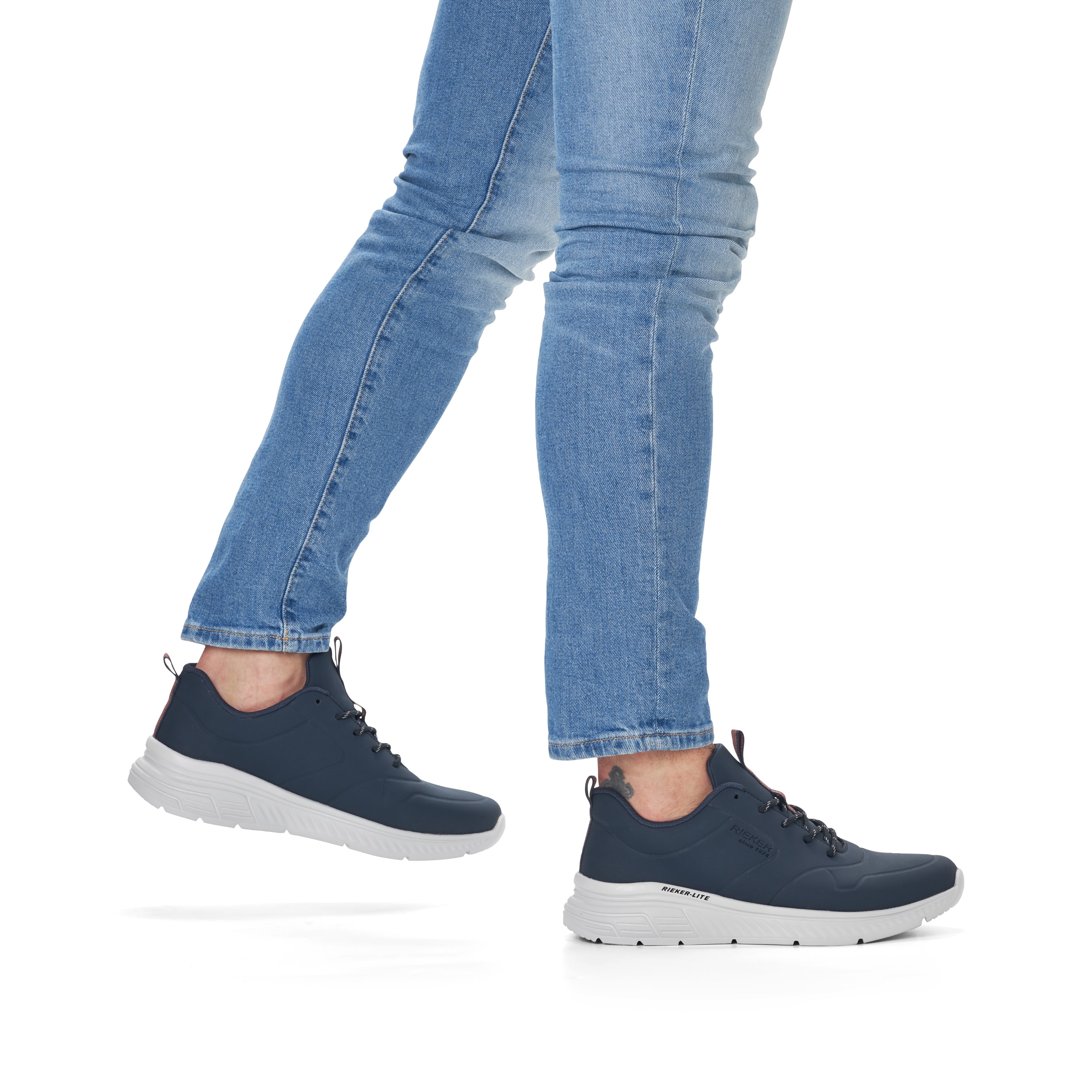 Rieker Herren Sneaker Low marineblau