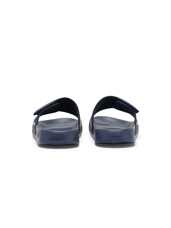 Hummel Hummel Badelatschen Larsen Slipper Erwachsene in DRESS BLUE/WHITE günstig kaufen