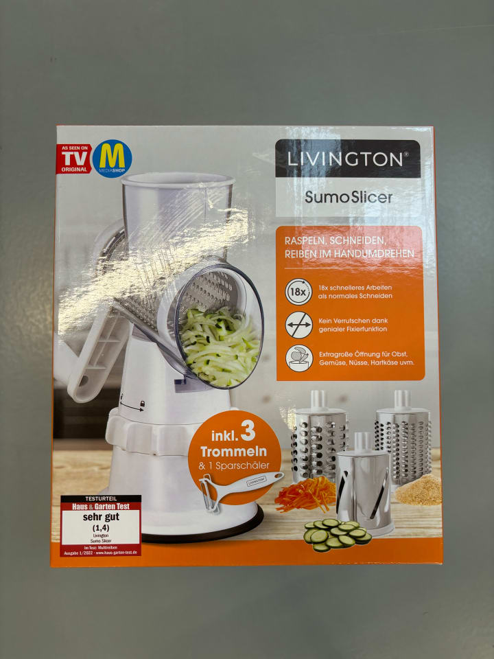 Livington Reibe Sumo Slicer in Rot günstig kaufen onesize