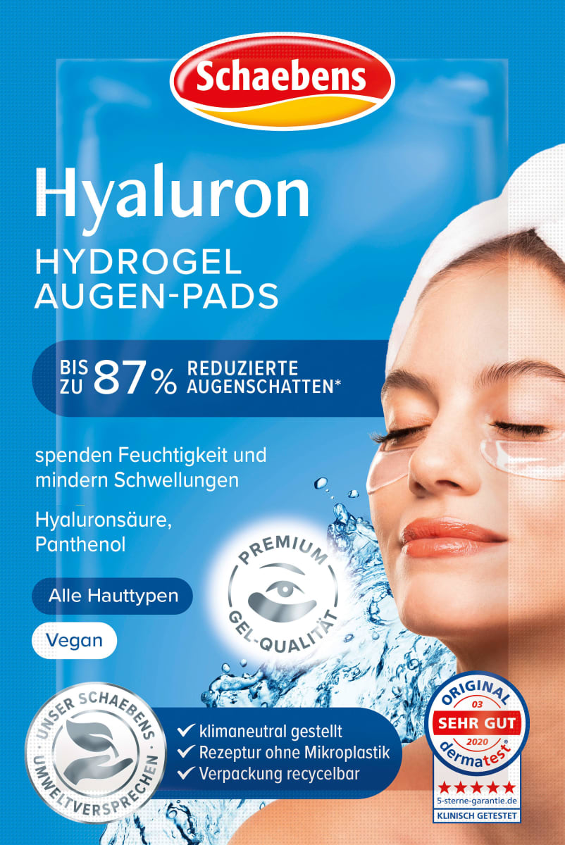 Augenpads Hyaluron Hydrogel (1 Paar), 2 St