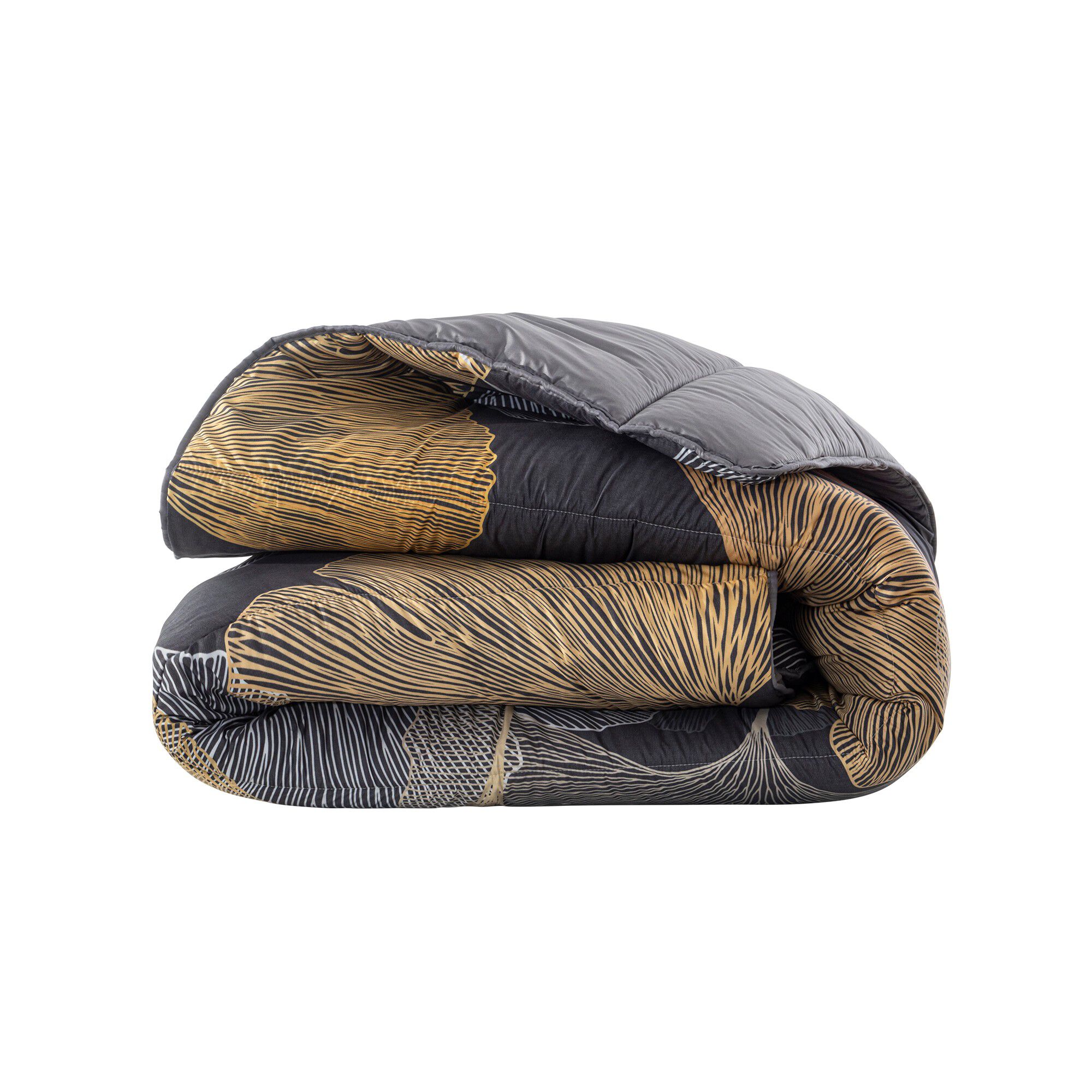 Couette polyester imprimée Ginkgo