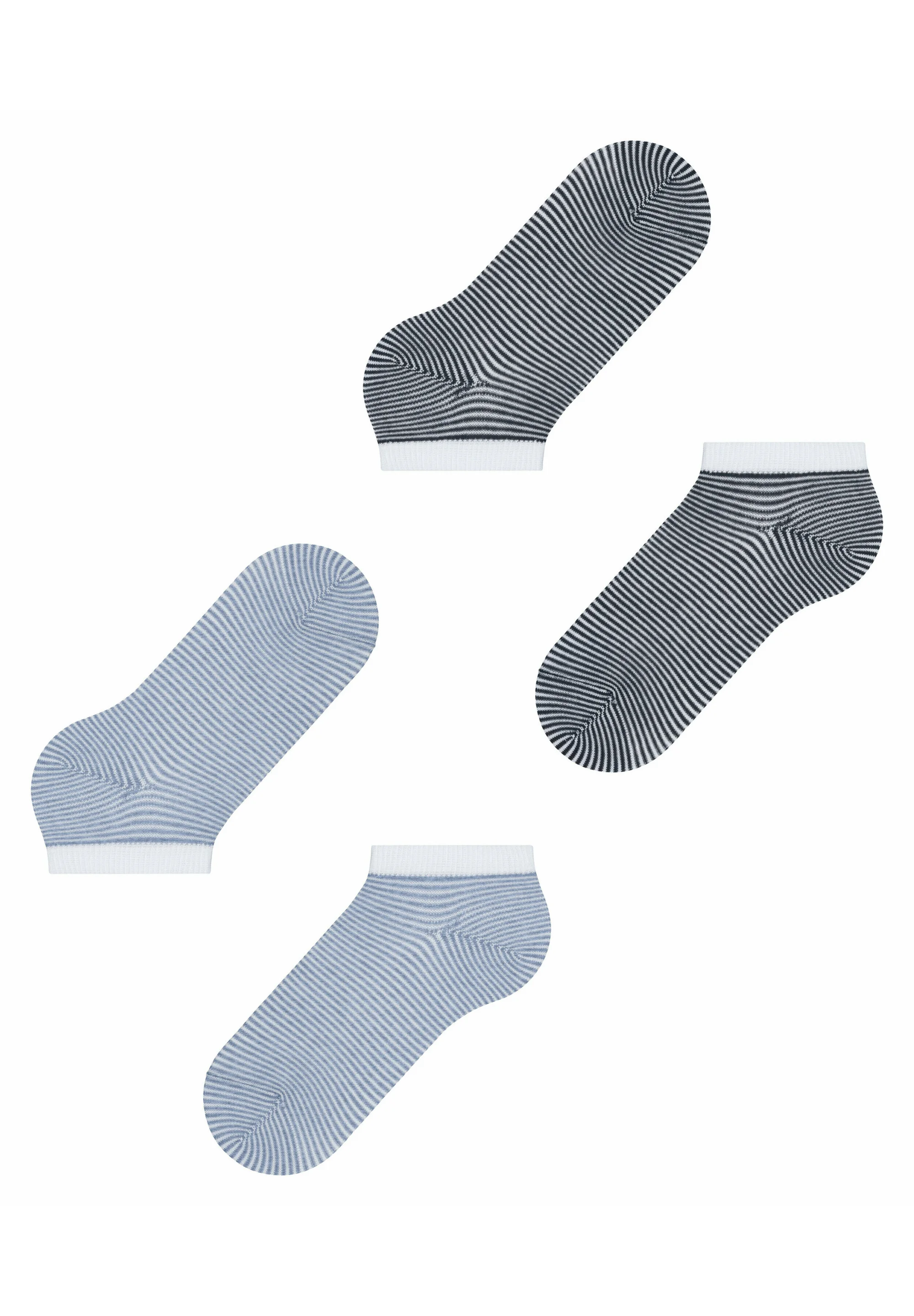 Paquete de 2 calcetines Esprit Allover Stripe con estampado