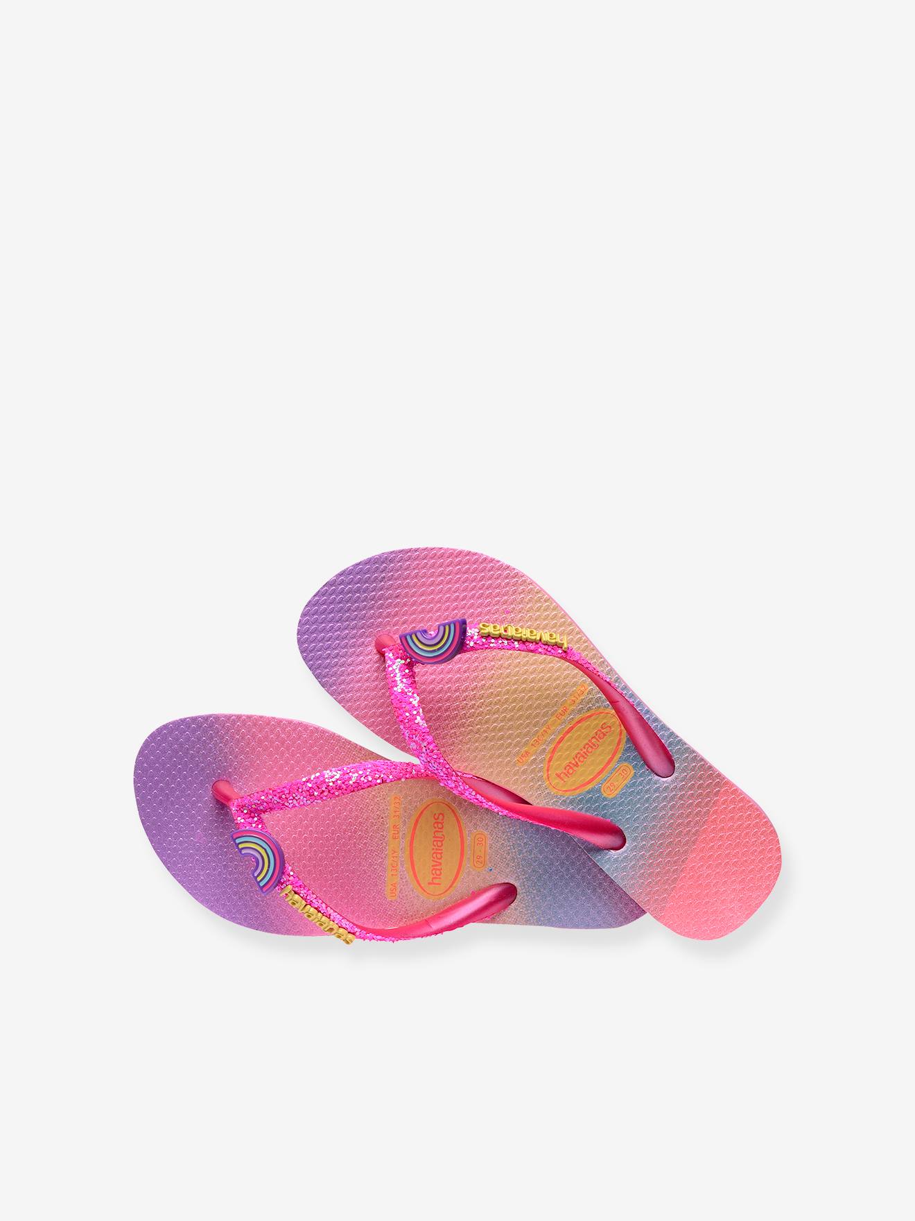 Tongs enfant Slim Glitter Trendy HAVAIANAS® rose