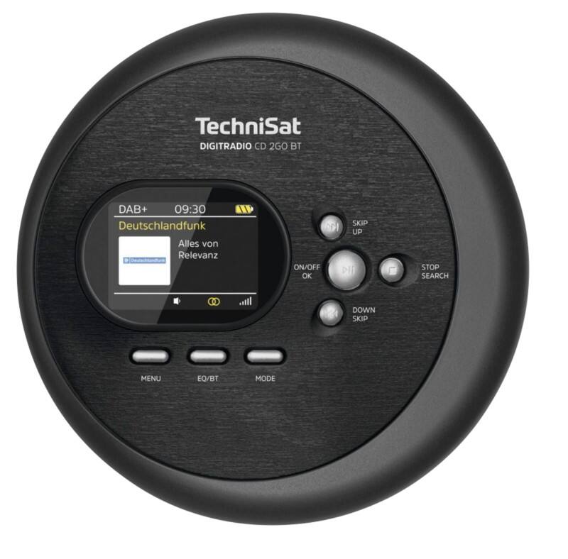 TechniSat Tragbarer CD-Player 0000/3970 Schwarz
