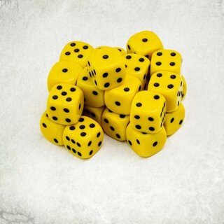 Battle Dice 25x Yellow 12mm