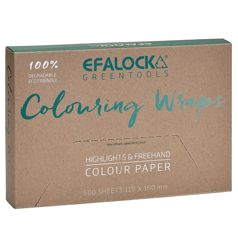 Efalock GREENTOOLS Coloring Wraps 110 x 160 mm