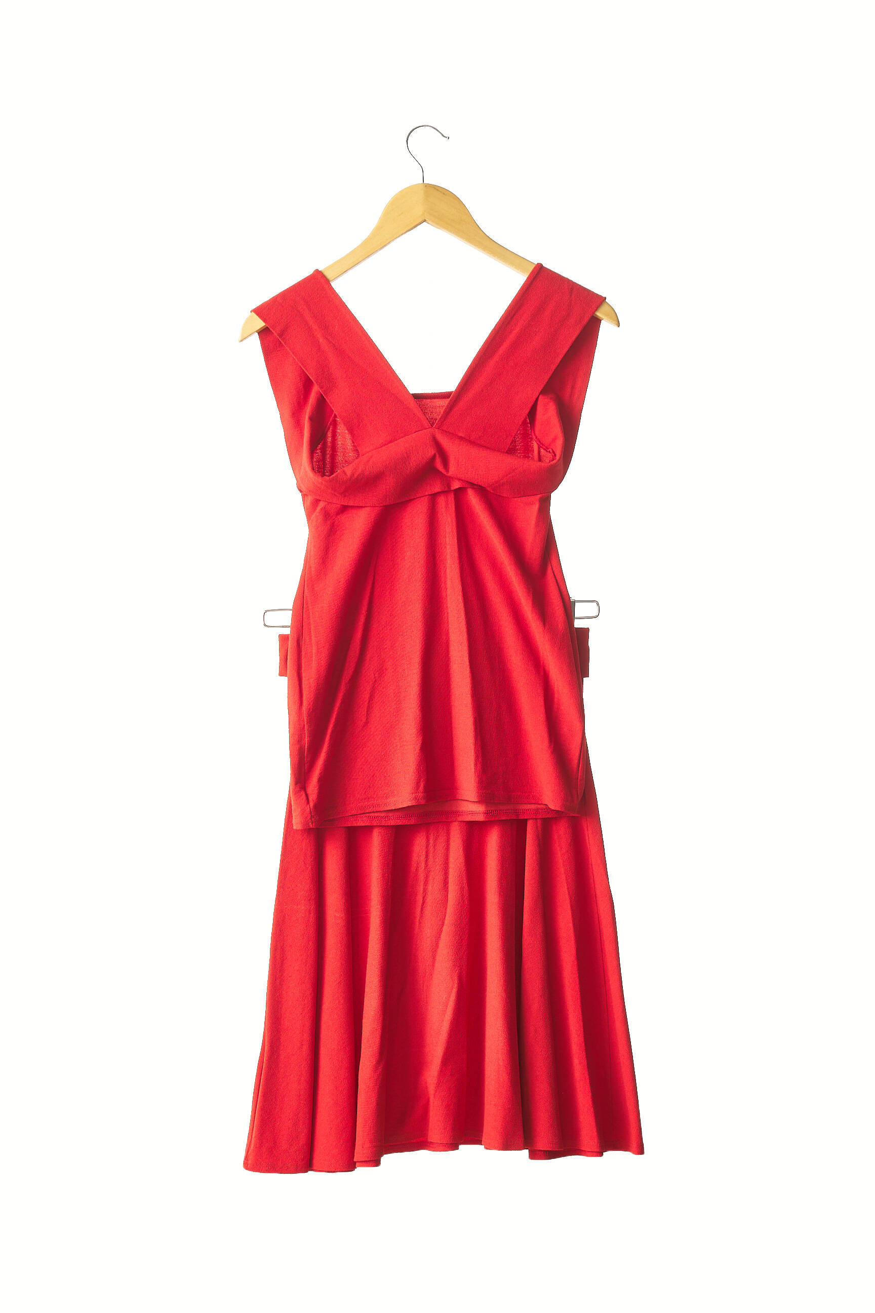 Irena Gregori Ensembles Jupe Femme couleur orange