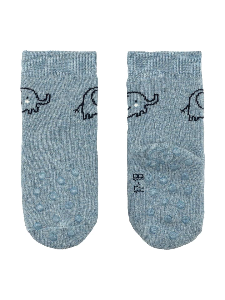 Sterntaler ABS Krabbelsocken 2er-Pack Elefant in helles blau günstig kaufen