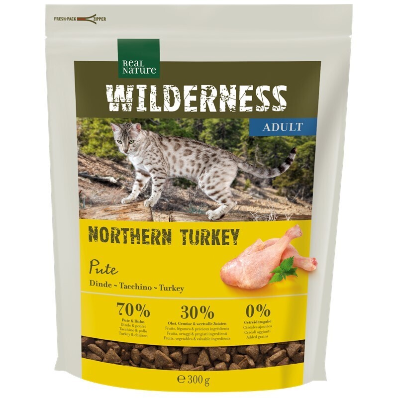 REAL NATURE Trockenfutter REAL NATURE WILDERNESS Northern Turkey Adult 300 g