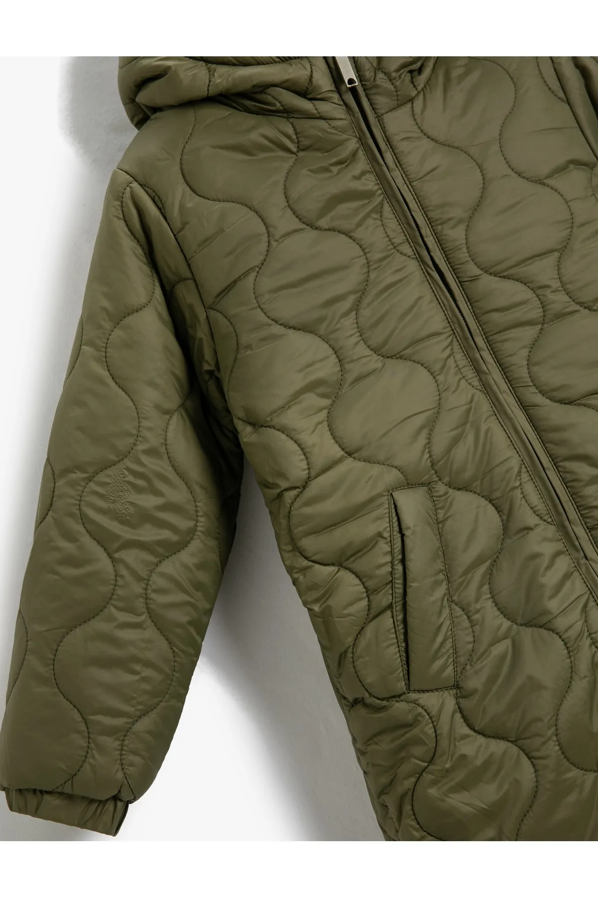Koton  Lange Pufferjacke mit Plüschfutter