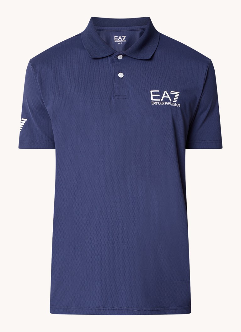 Polo Emporio Armani de corte regular com logotipo.