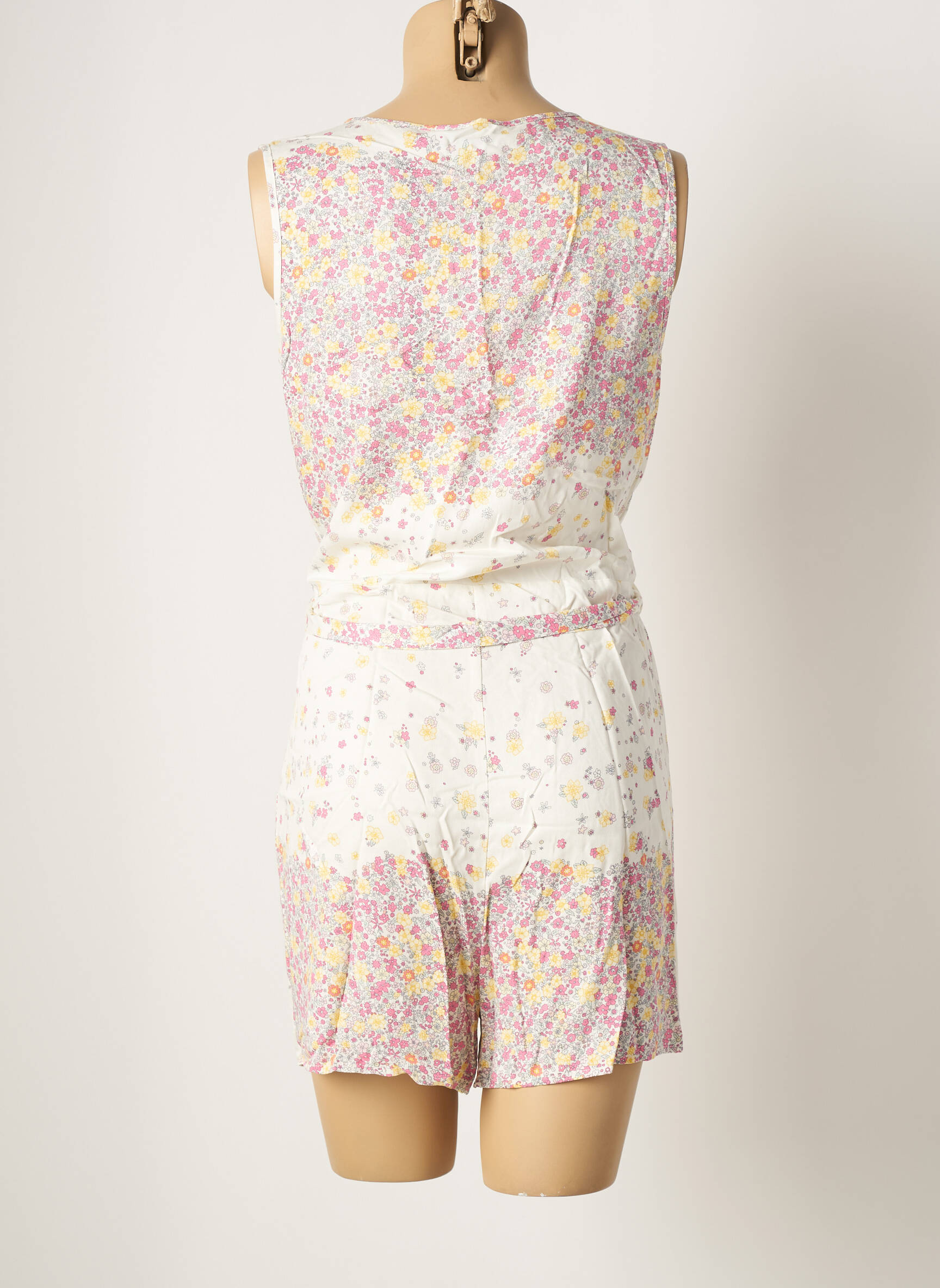 Only Combi Shorts Femme couleur beige