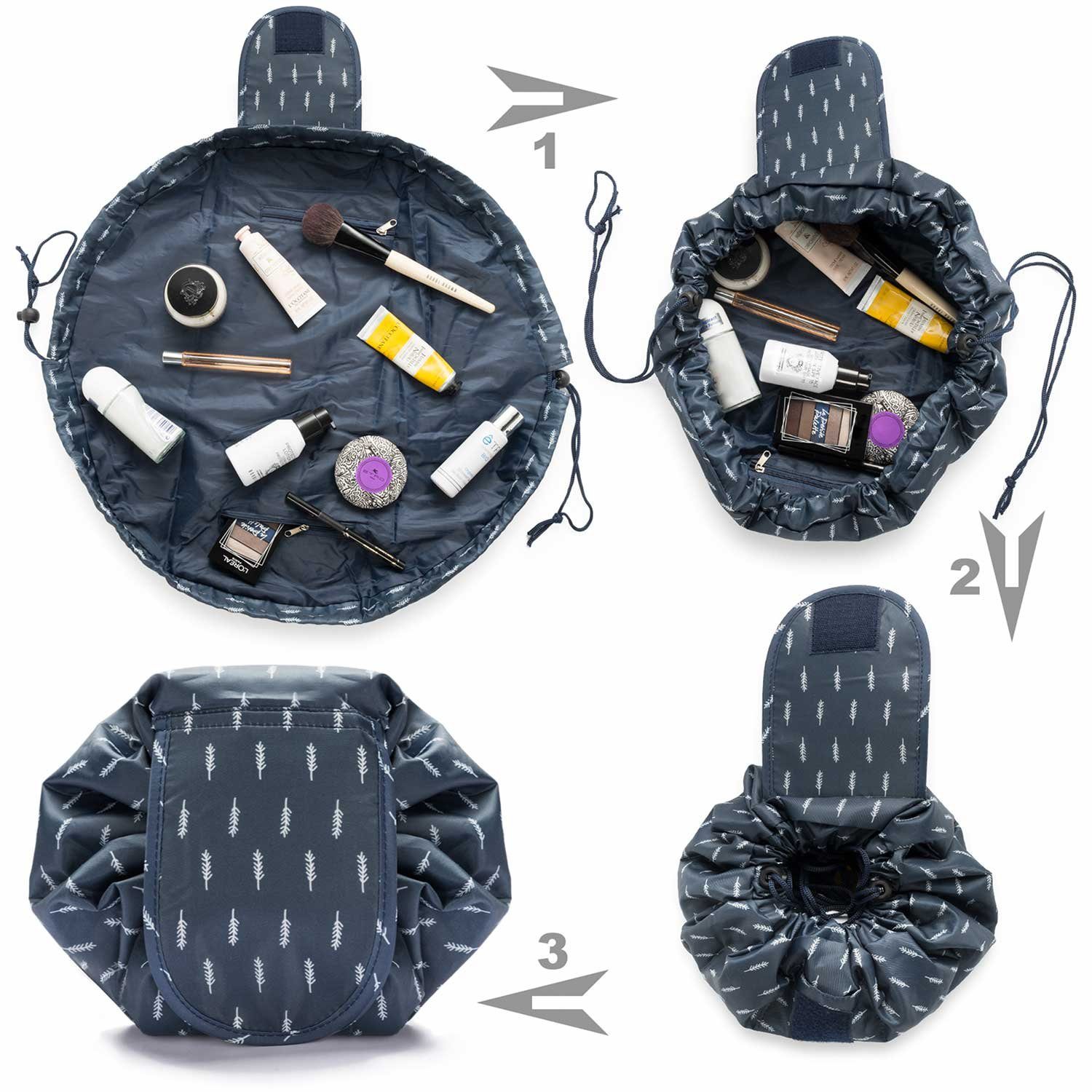 Goods+Gadgets Kosmetiktasche Kosmetikbeutel Make-Up Kultur-Beutel, Schmink-Tasche Kulturtasche