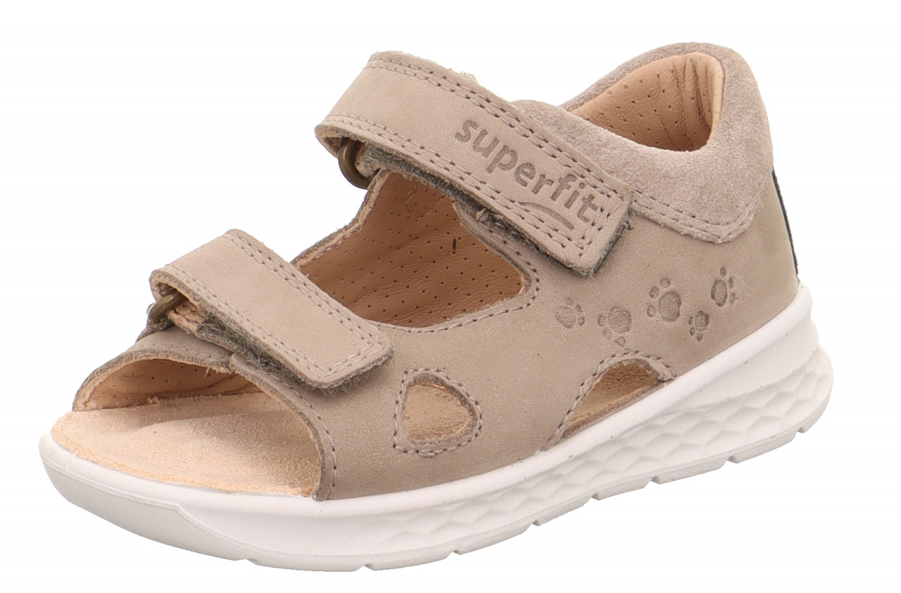 LAGOON - Beige/BlauSandale mit Klettverschluss