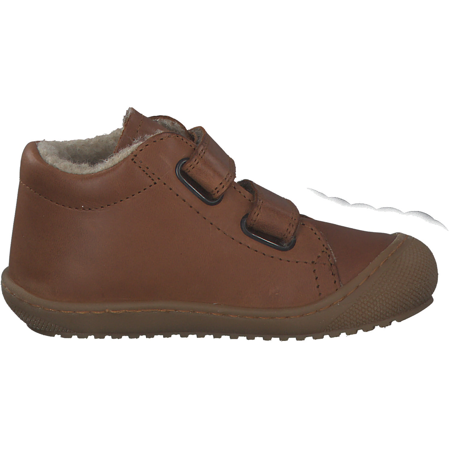 Naturino Racoon 2014061, Lauflernschuhe, Kinder, Cognac