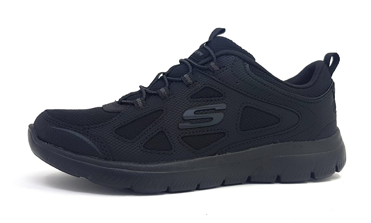 Skechers Summits - Build in 12981 Schwarz BBK Black