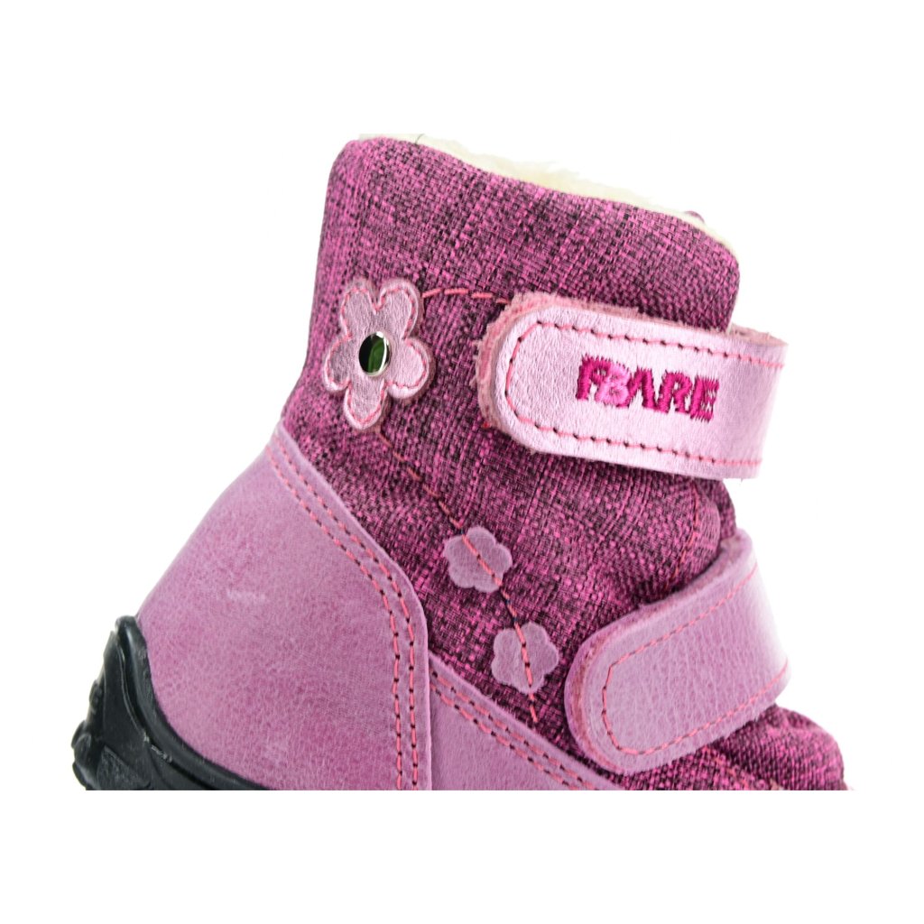 Fare B5541951 rosa gefütterte Barfuß-Stiefeletten mit Membran (bare)