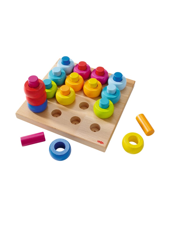Haba Steckspielzeug Steckspiel Farbkringel in mehrfarbig günstig kaufen onesize
