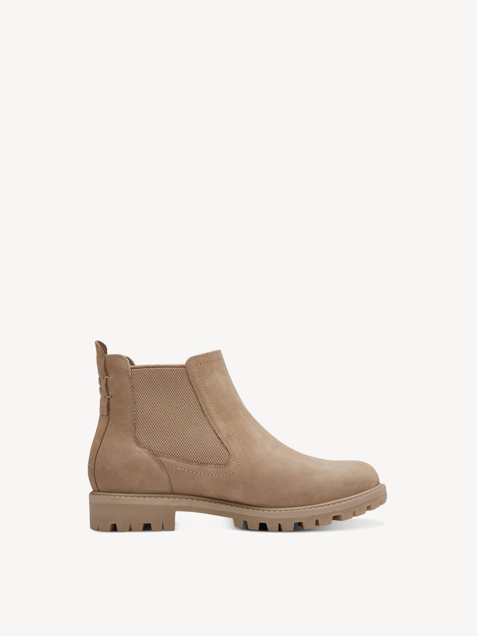 Bottine Chelsea en cuir - marron