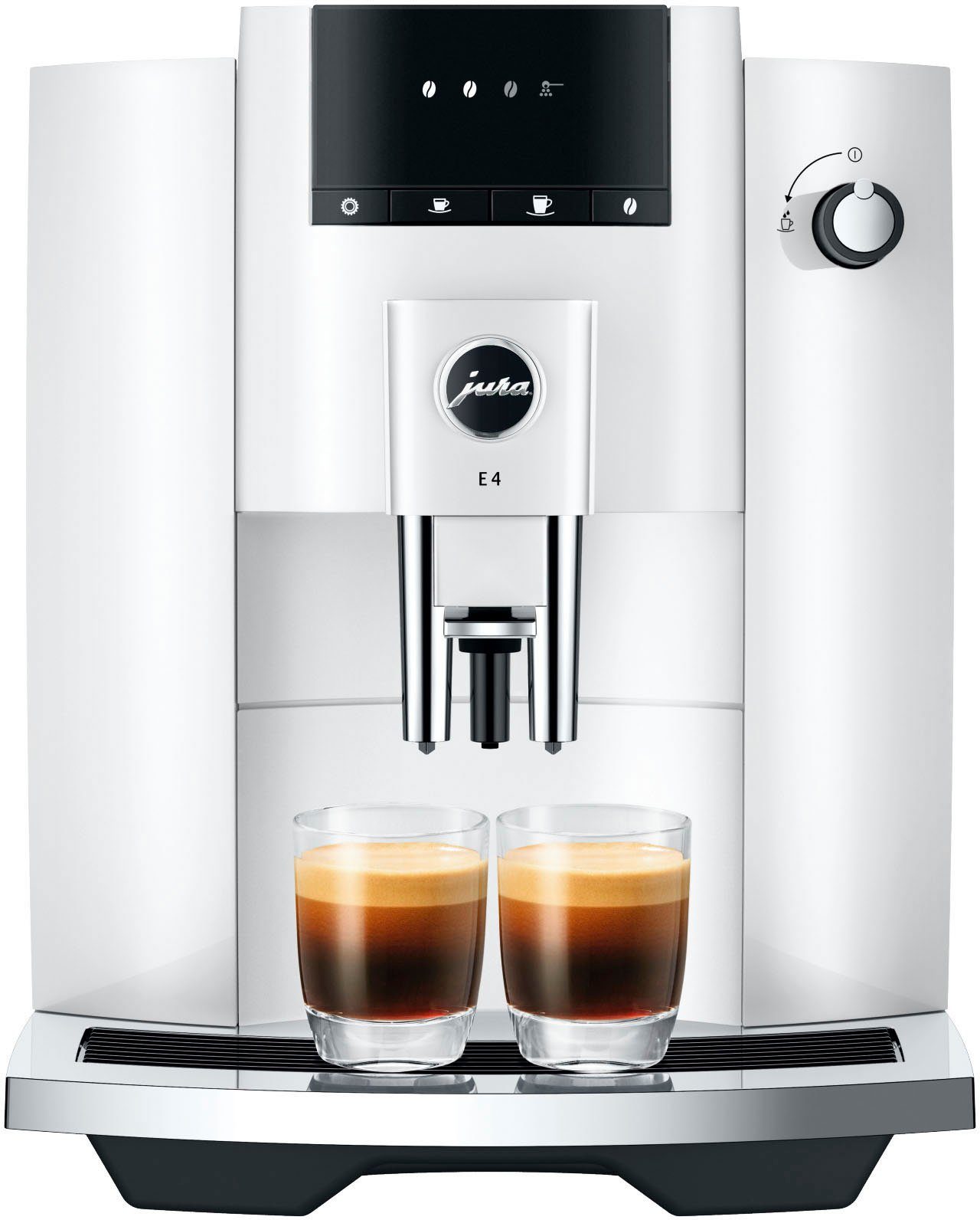 JURA Kaffeevollautomat 15433 E4 Piano White (EA)