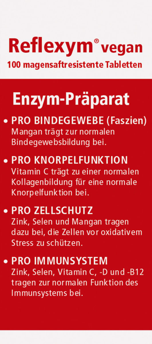 Reflexym vegan Tabletten, 100 St