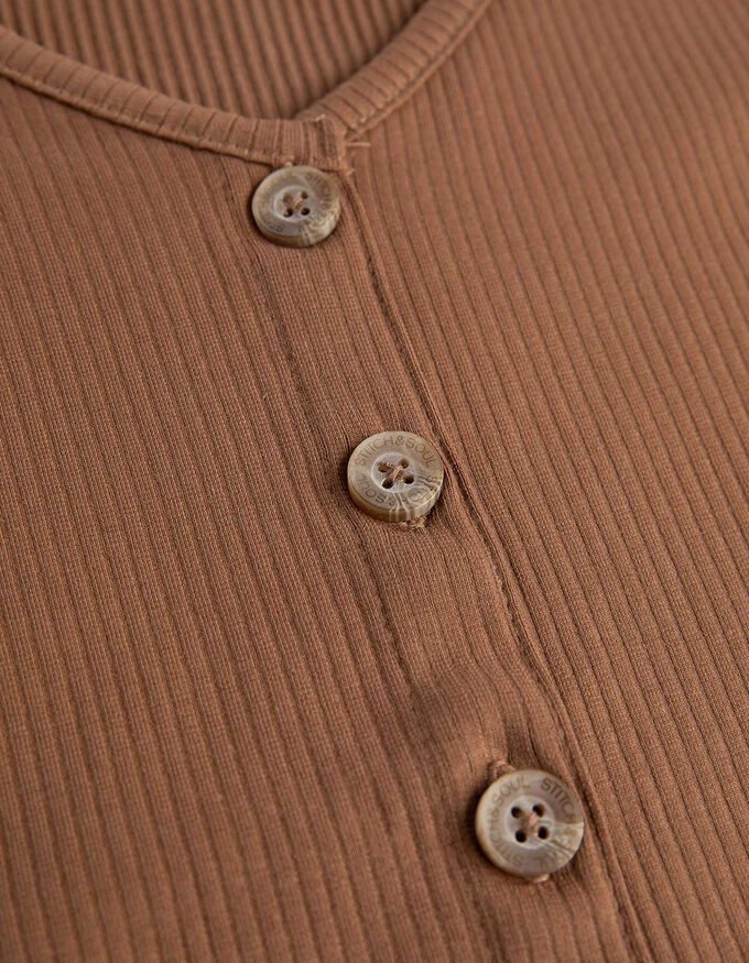 T-Shirt - Knopfverschluss
