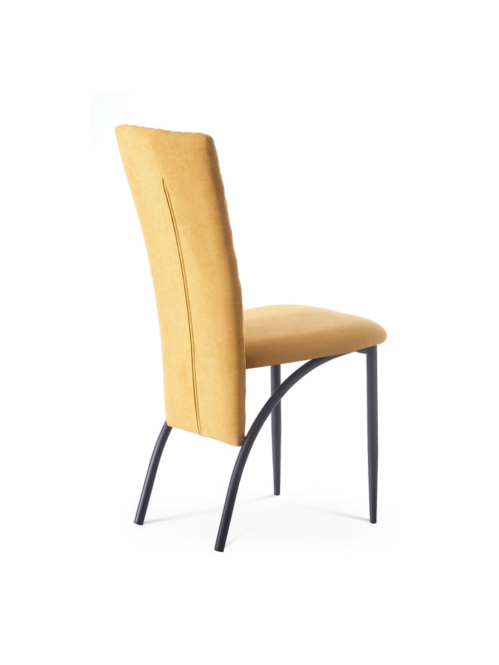 B&D Home Esszimmerstuhl THADDÄUS in Gelb - (B)46 x (H)94 x (T)58 cm günstig kaufen