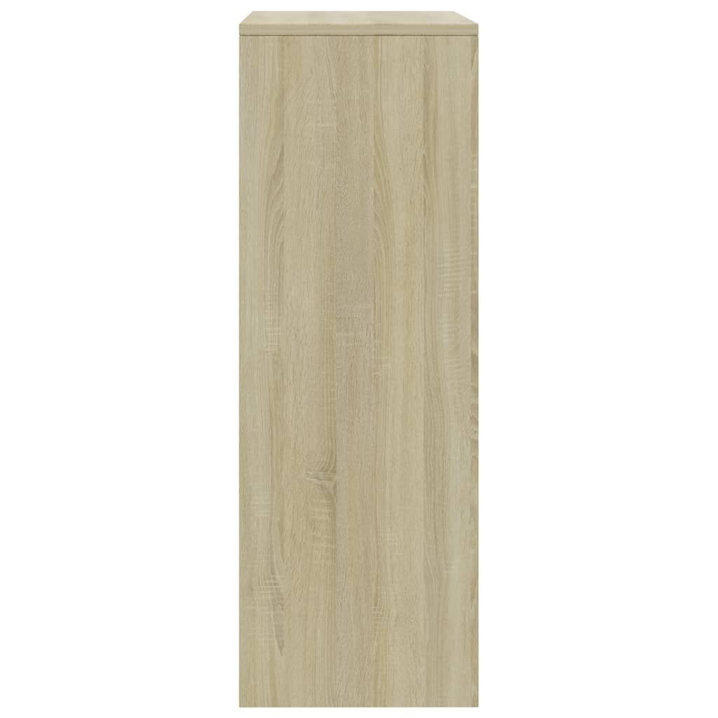 vidaXL Sideboard Sideboard 6 Schubladen Sonoma-Eiche 50x34x96 cm Holzwerkstoff (1 St)