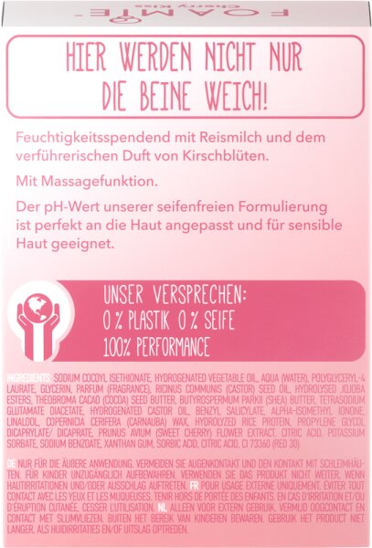 Foamie Feste Duschpflege Cherry Kiss Festes Duschgel