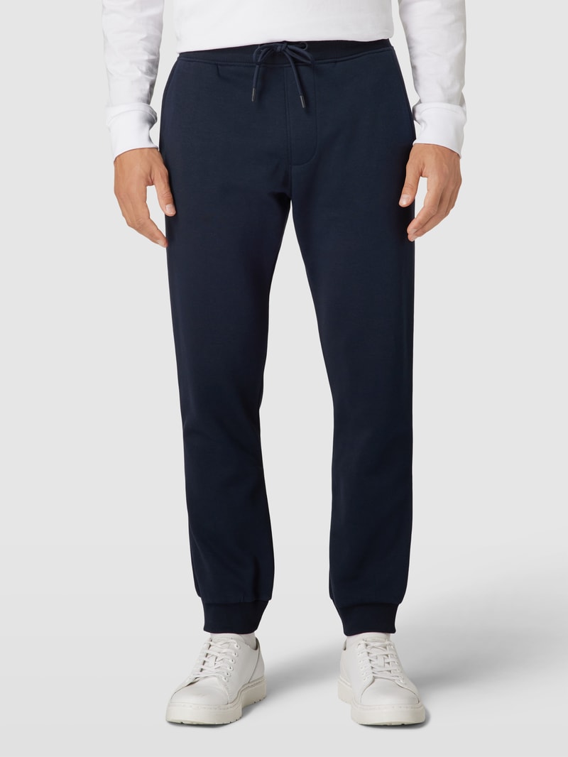 Sweatpants mit Eingrifftaschen in dunkelblau