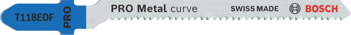 Bosch Blauw Accessoires 2608655099 PRO Metal curve T118EOF decoupeerzaagblad, 83 mm, 2-delig