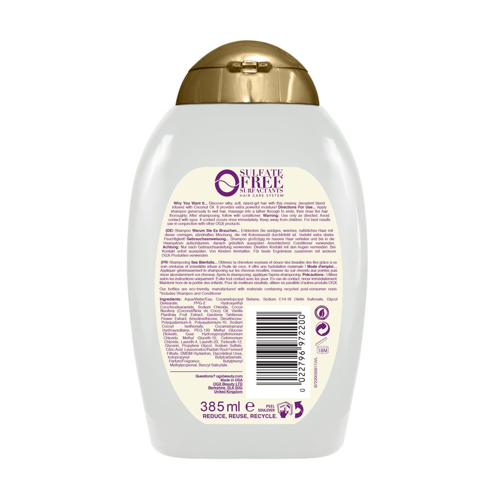 OGX Coconut Miracle Oil Shampoo 385 ml