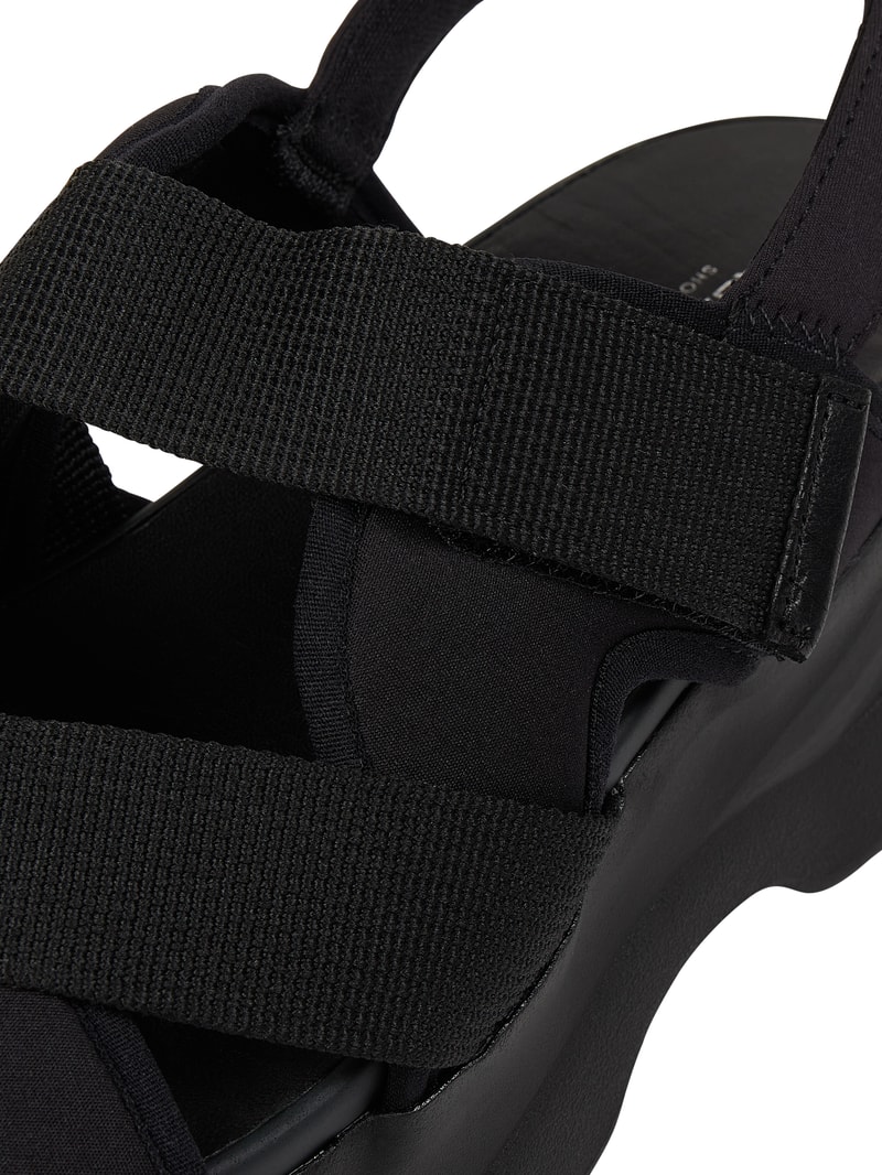 Sandalen aus Textil Modell 'Essy' in schwarz