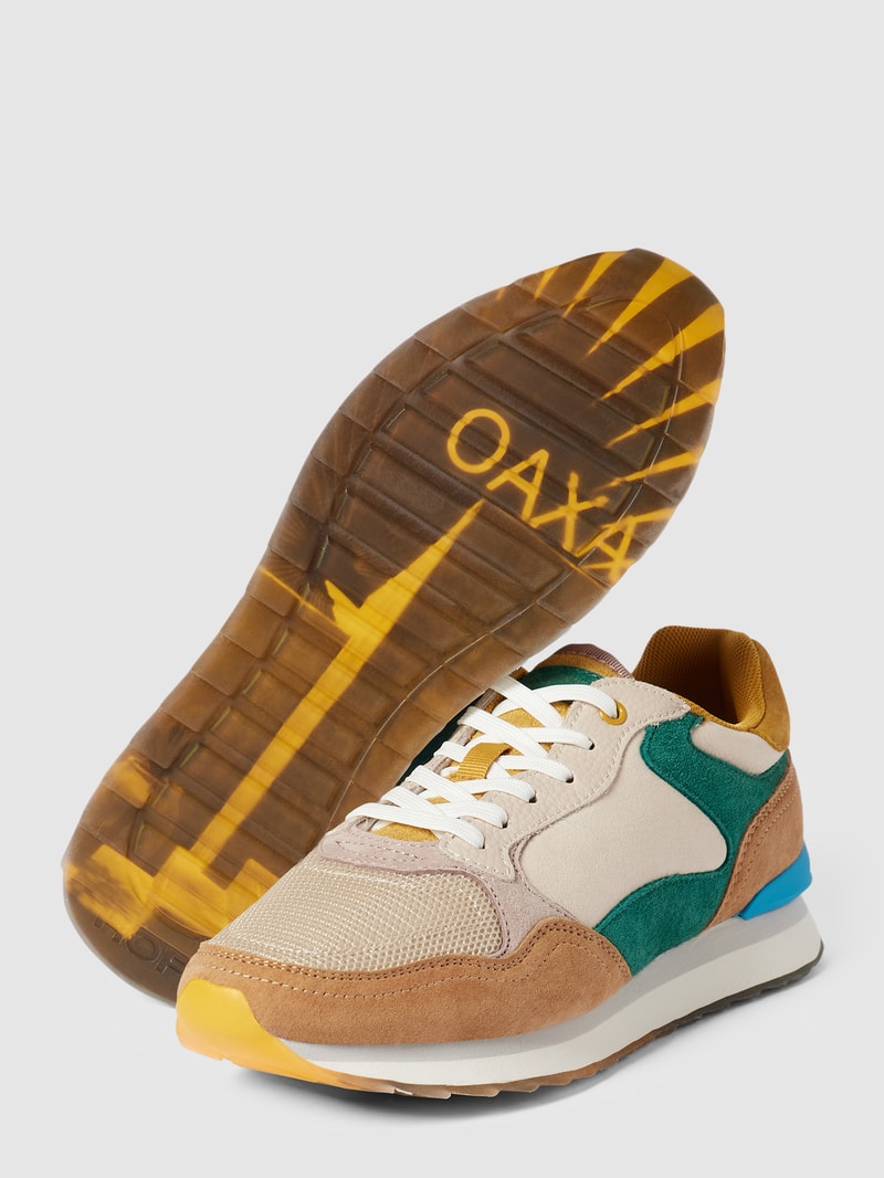 Sneaker im Colour-Blocking-Design Modell 'OAXACA' in beige