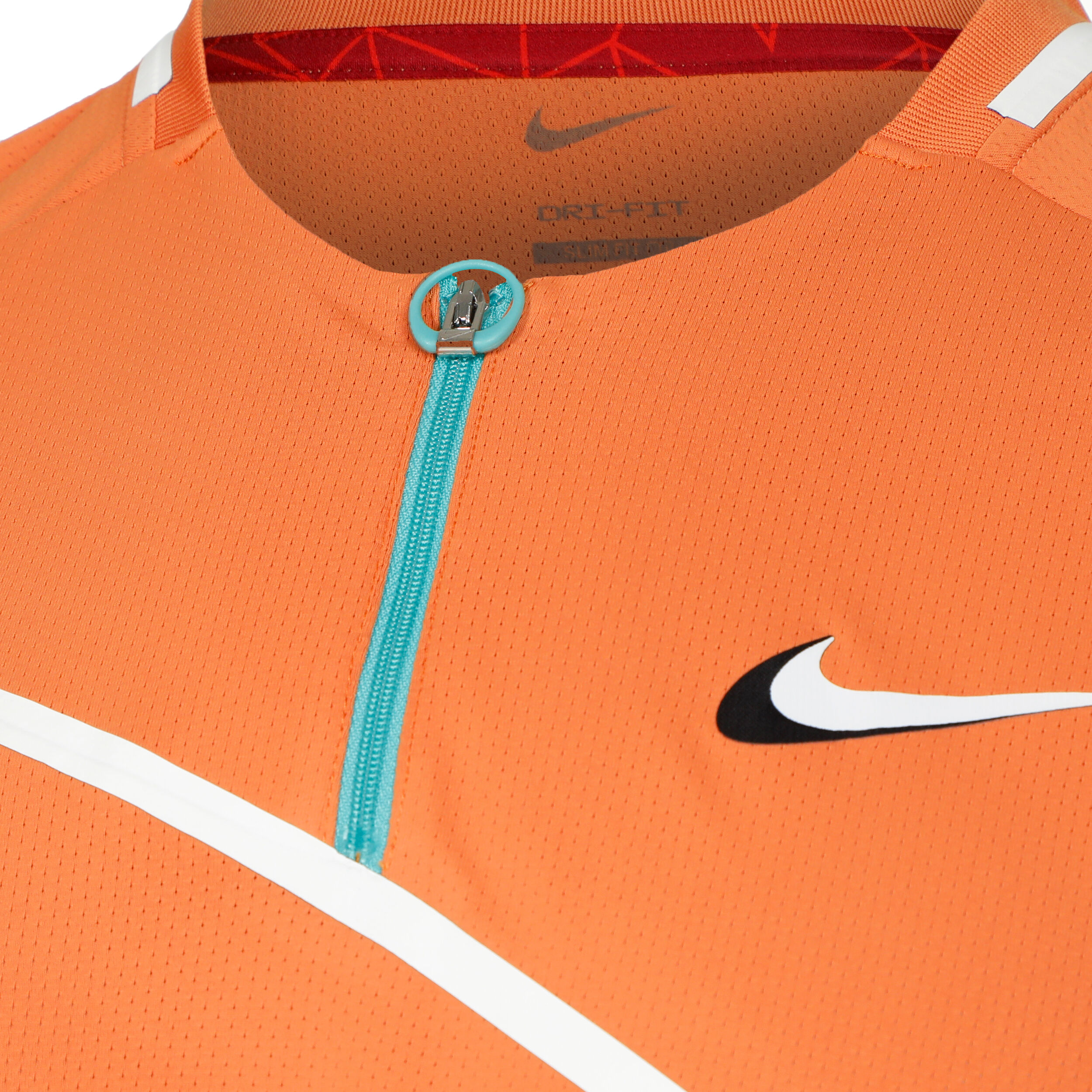 Court Slam Polo Herren - Orange, Mehrfarbig