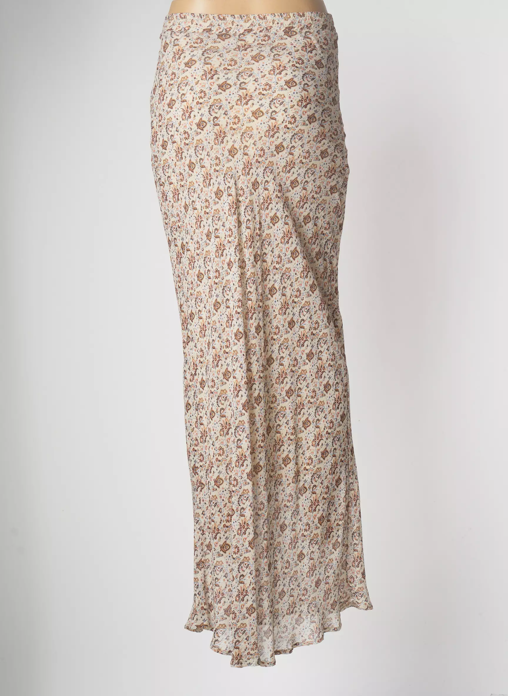 Jeff Jupes Longues Femme couleur beige