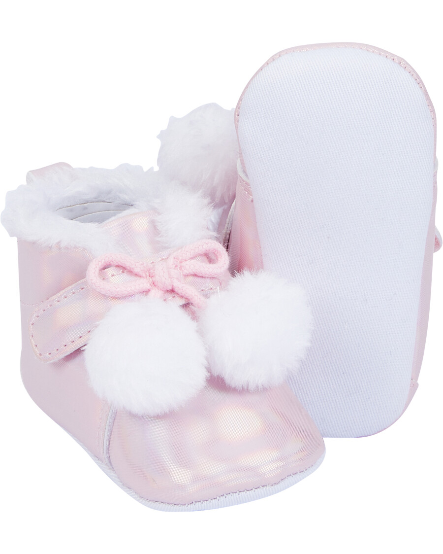 Schimmernde Babyschuhe