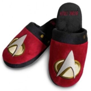 Star Trek Picard Next Generation Red Mens Slipper (41-44)