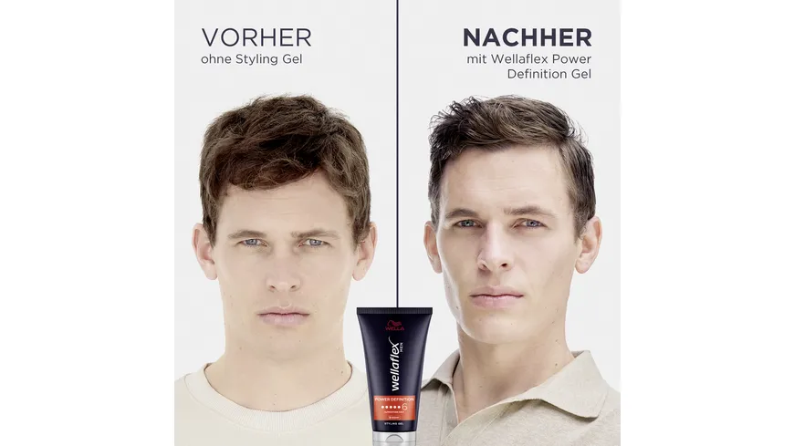 WELLAFLEX Men Styling Gel Power Definition 150 ml