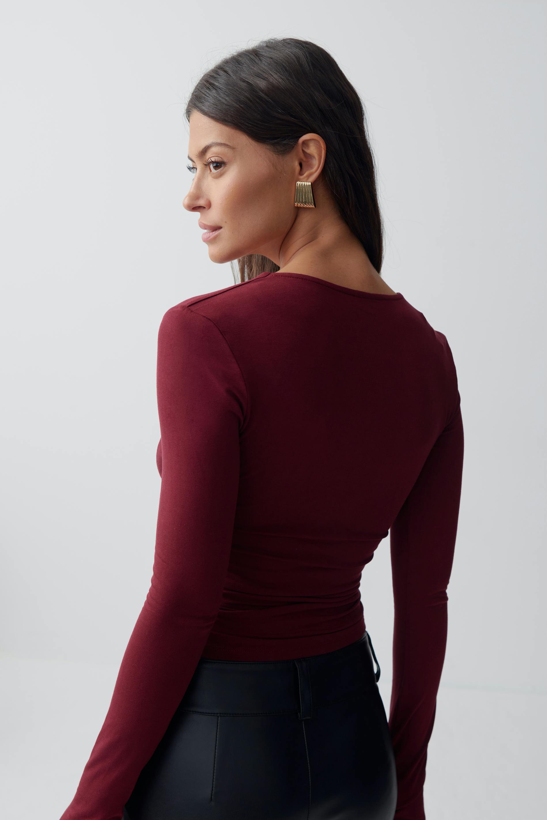 Soft touch v-neck top
