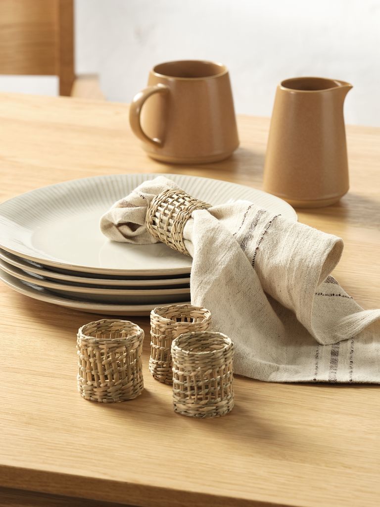 KATANIE Serviette en tissu KATANIE 40x40 nature 2 pcs/paquet