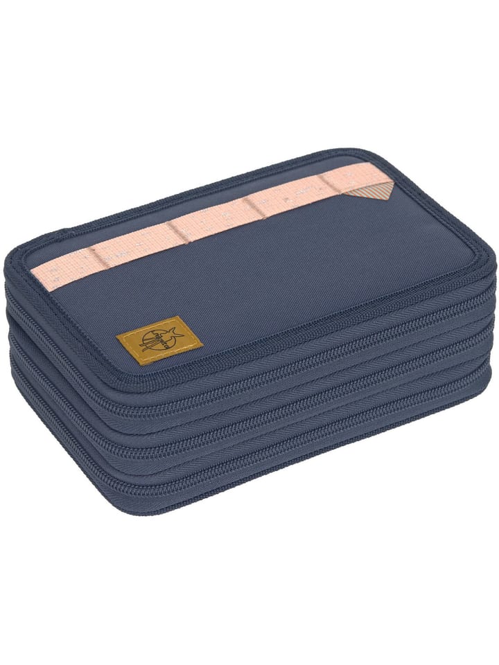 Lässig School Triple Pencil Case Unique navy in blau günstig kaufen onesize